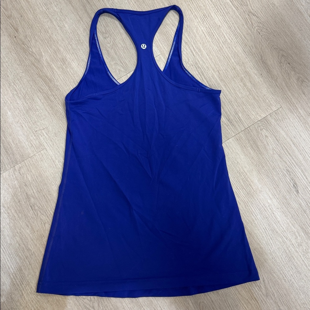 Lululemon Blue Racerback Tank Top - Picture 3 of 3